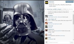 Дарт Вейдер в Instagram