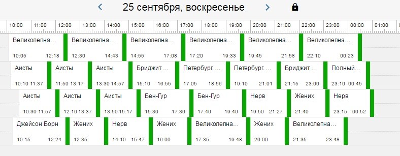 25 сентября роспись четырехзальник
